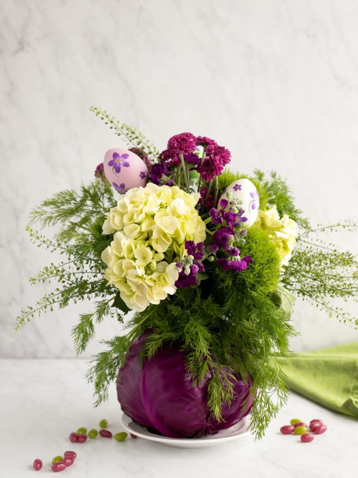 Cabbage Flower Arrangement | A Baker's House