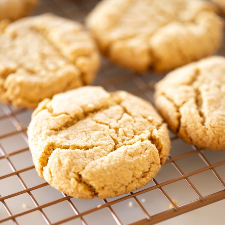 gf peanut butter almond flour cookies